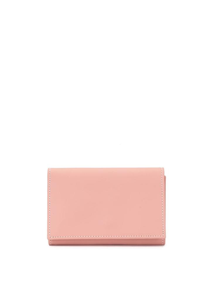 Pb 0110 Contrast Stitching Wallet - Pink