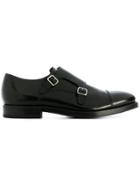 Henderson Baracco Double Monk Strap Shoes - Black