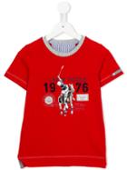 Lapin House Logo Print T-shirt, Boy's, Size: 6 Yrs, Red