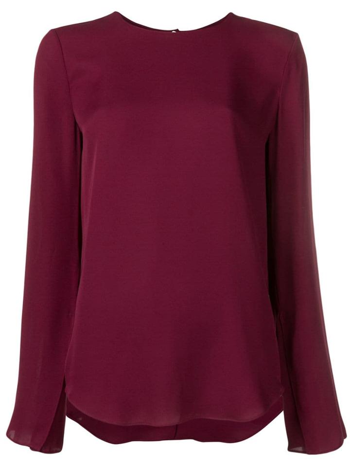 Theory Silk Blouse - Pink