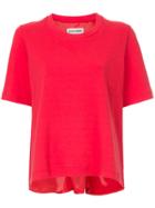 Muveil Knotted Back T-shirt - Red