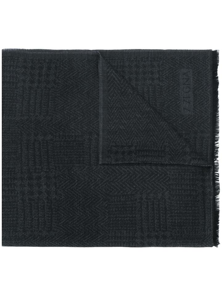 Z Zegna Printed Scarf - Grey