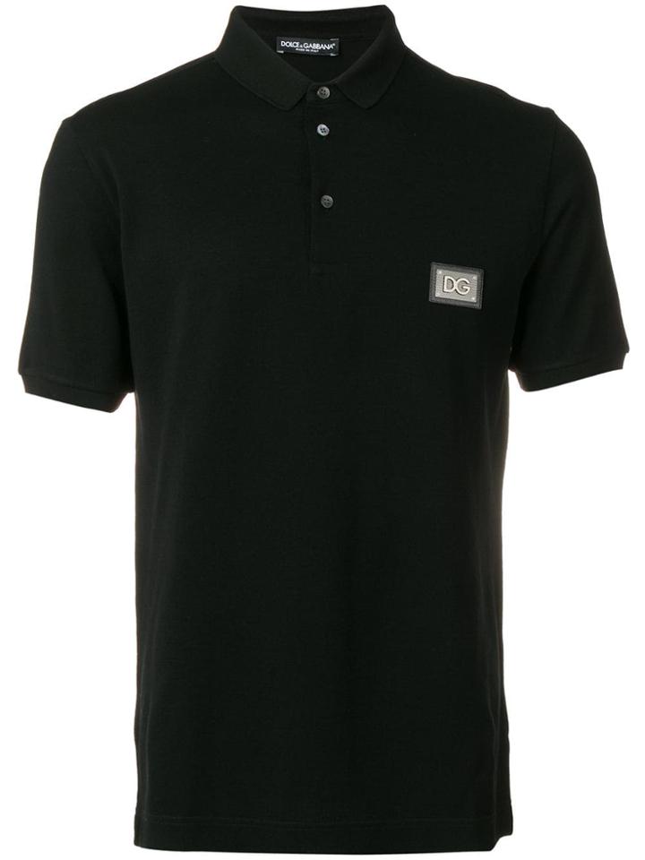 Dolce & Gabbana Dg Logo Polo Shirt - Black