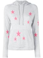 Chinti And Parker - Star Printed Hooded Sweater - Women - Cashmere - Xl, Women's, Grey, Cashmere