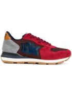 Atlantic Stars Panelled Star Sneakers - Red