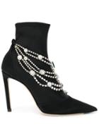 Jimmy Choo Lyja 100mm Ankle Boots - Black