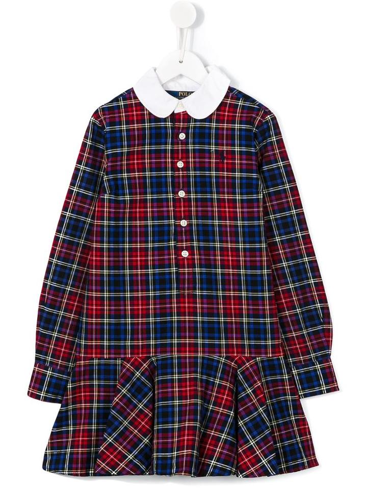 Ralph Lauren Kids Tartan Shirt Dress, Toddler Girl's, Size: 3 Yrs