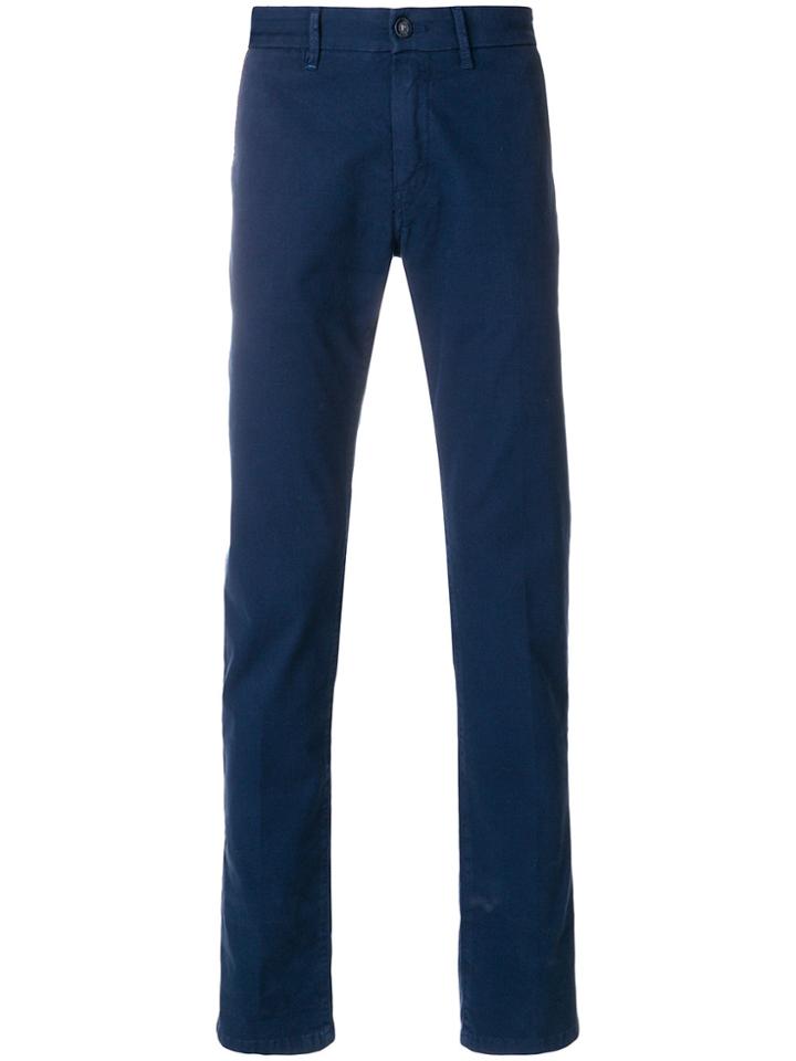 Jil Sander Straight Leg Trousers - Blue