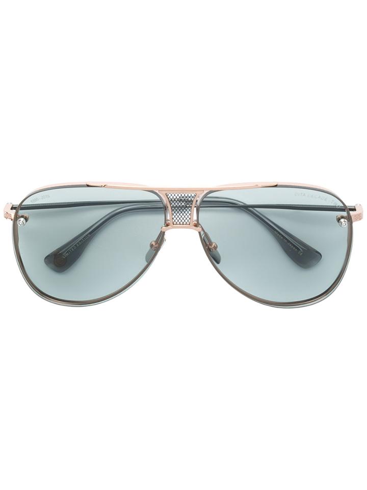 Dita Eyewear Tinted Aviator Sunglasses - Metallic