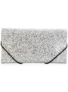 Mm6 Maison Margiela Glitter Print Clutch - Metallic