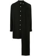Yohji Yamamoto Long Fit Shirt - Black