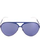Mykita 'sepp' Sunglasses, Adult Unisex, Blue, Acetate