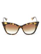 Dita Eyewear 'magnifique' Sunglasses, Women's, Brown, Acetate