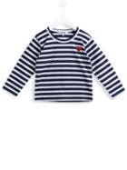 Comme Des Garçons Play Kids Play Printed T-shirt, Girl's, Size: 6 Yrs, Blue