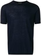 Roberto Collina Short Sleeve Sweater - Blue