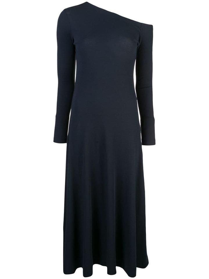 Rosetta Getty Off-shoulder Midi Dress - Blue