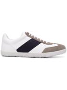 Giorgio Armani Contrast Panel Sneakers - White