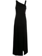 Alice+olivia Fitted Dress With Side Slit - Black