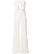 Roland Mouret Bandeau Jumpsuit - White