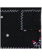 Temperley London Finale Embroidered Shawl - Black