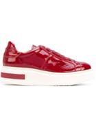 Paloma Barceló Platform Low Top Sneakers - Red