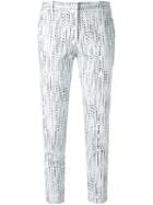 Egrey Tailored Trousers, Women's, Size: 46, White, Cotton