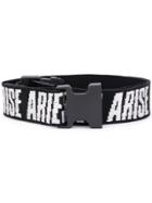 Aries Made Up Logo Belt - Black