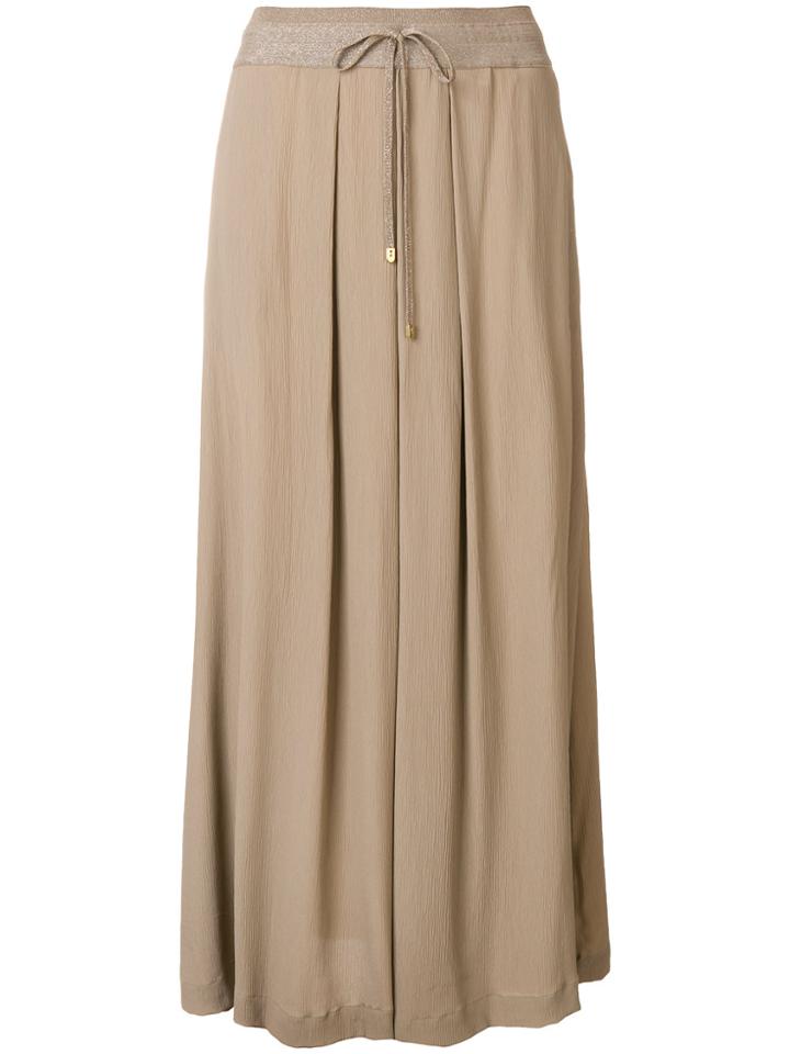 Lorena Antoniazzi Wide Leg Trousers - Nude & Neutrals