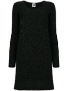 M Missoni Textured Pattern Midi Dress - Black