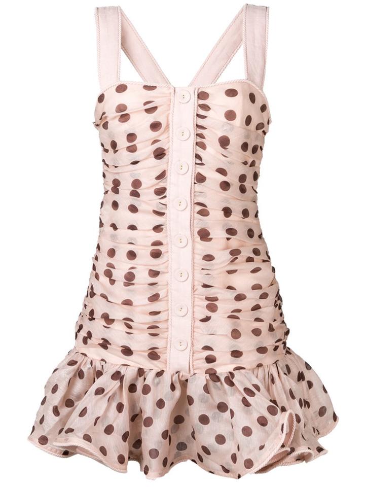 Zimmermann Corsage Mini Dress - Pink