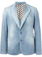 Dolce & Gabbana Denim Jacket, Men's, Size: 52, Blue, Cotton