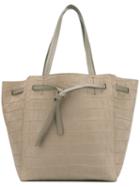 Céline Cabas Phantom Tote Bag, Women's, Nude/neutrals, Calf Leather/lamb Skin
