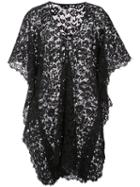 Dolce & Gabbana - Lace Kaftan - Women - Silk/cotton/viscose/polyimide - 42, Black, Silk/cotton/viscose/polyimide