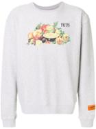 Heron Preston Fruits Printed Sweatshirt - Grey