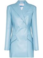 Aleksandre Akhalkatsishvili Longline Double Breasted Blazer - Blue