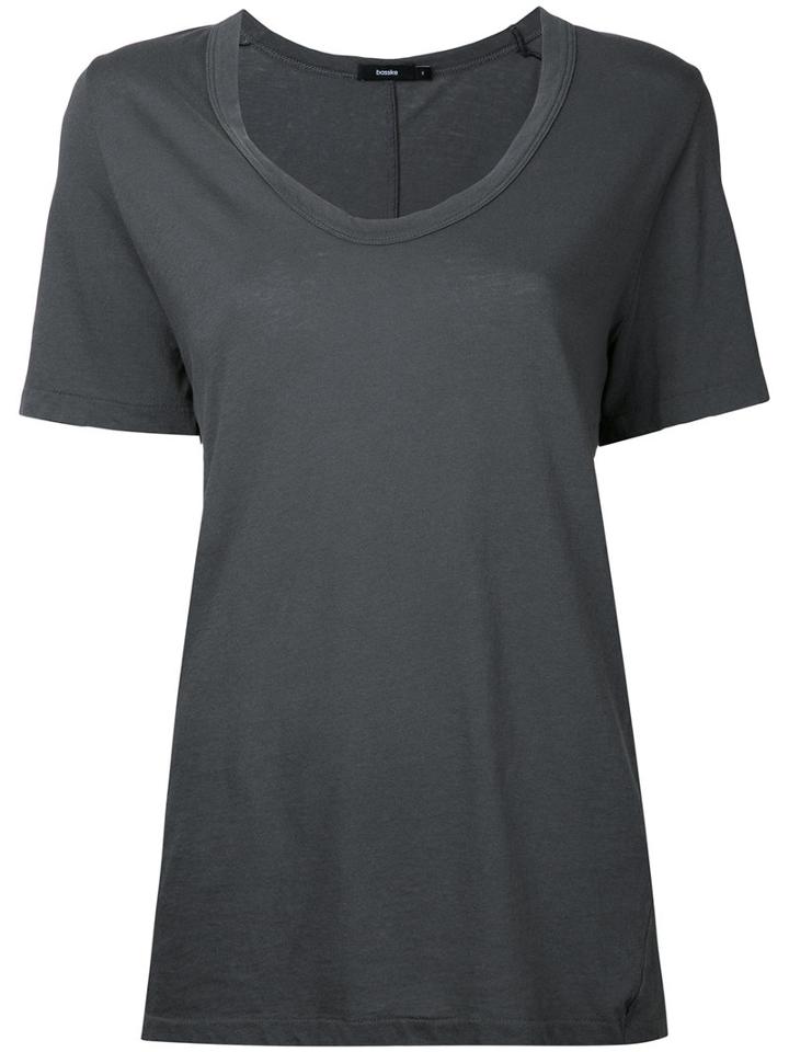 Bassike - Classic T-shirt - Women - Cotton - S, Grey, Cotton
