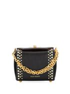 Alexander Mcqueen Studded Box 19 Handbag - Black