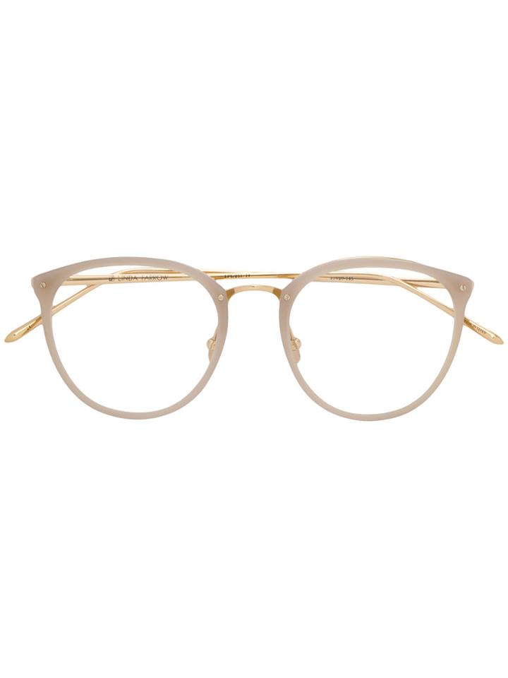 Linda Farrow 251 Glasses - Nude & Neutrals