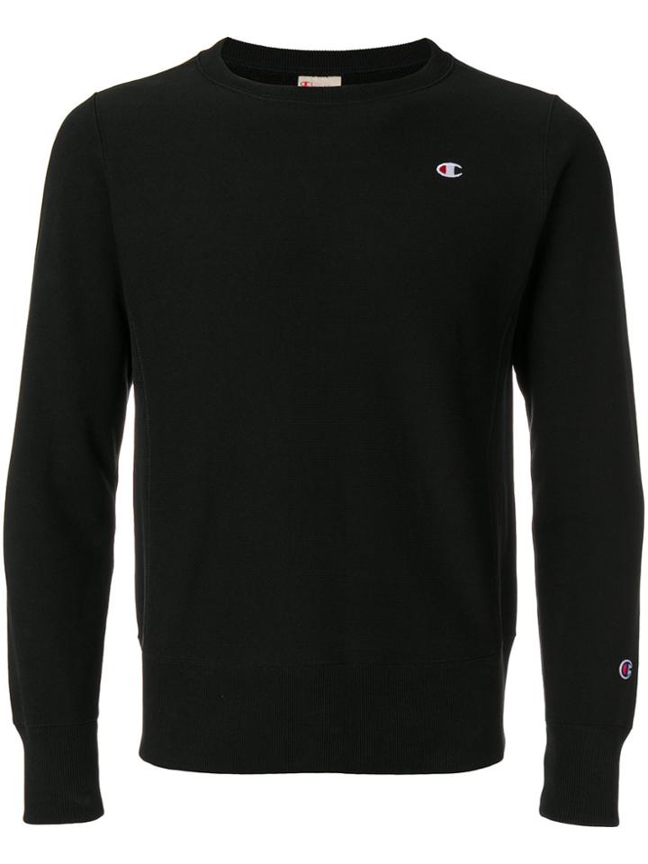 Champion Reverse Crewneck Jumper - Black