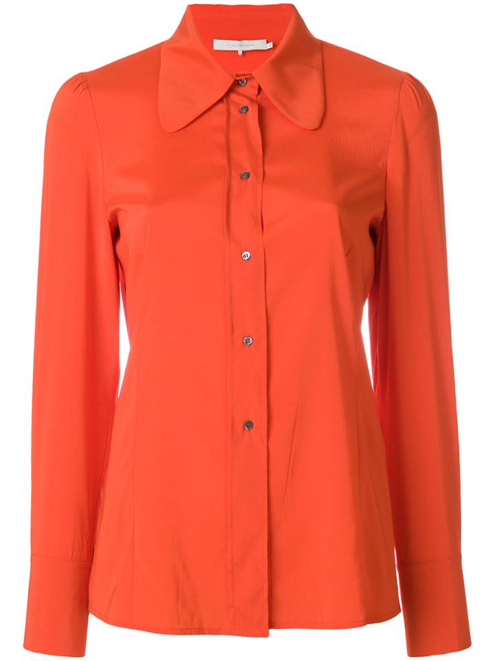L'autre Chose Wide Collar Shirt - Yellow & Orange