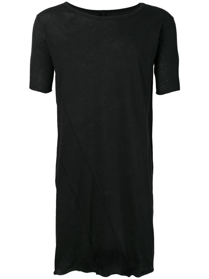 Army Of Me Fitted Long T-shirt - Black