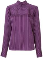 G.v.g.v. Striped Backwards Shirt - Pink & Purple
