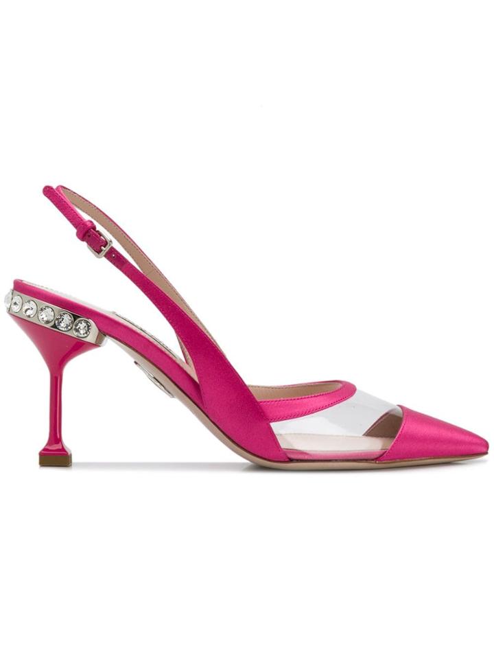 Miu Miu Slingback Pumps - Pink