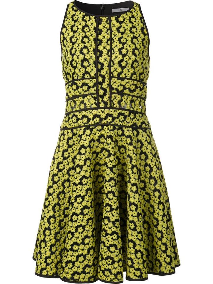 Zac Zac Posen 'corrine' Dress, Women's, Size: 8, Yellow/orange, Polyester