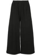 By Walid High Waisted Palazzo Trousers - Black