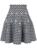 Antonino Valenti Patterned Full Skirt - Black