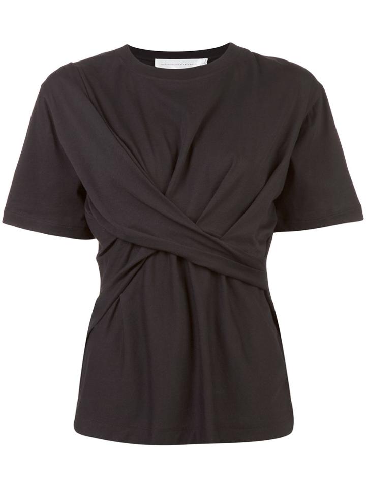 Victoria Victoria Beckham Draped Front Top - Black