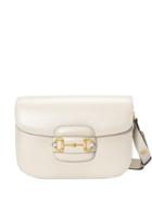 Gucci Horsebit Detail Shoulder Bag - White