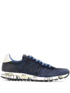 Premiata Eric Panelled Lace-up Sneakers - Blue