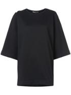 Y-3 Applique Stripe Detail T-shirt - Black